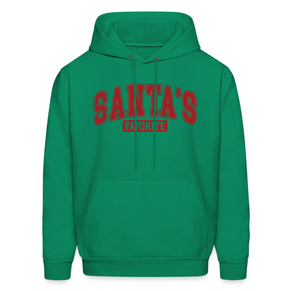 Santa's Favorite Hoodie - kelly green