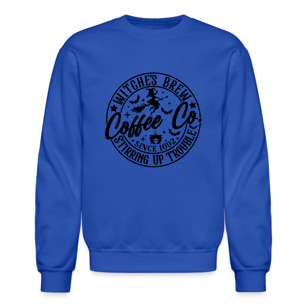 Witches Brew Coffee Co Sweatshirt (Halloween) - royal blue