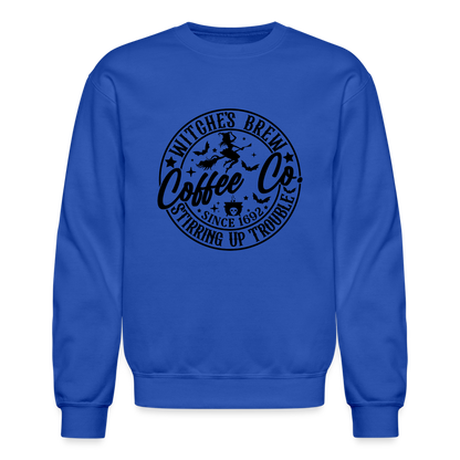 Witches Brew Coffee Co Sweatshirt (Halloween) - royal blue