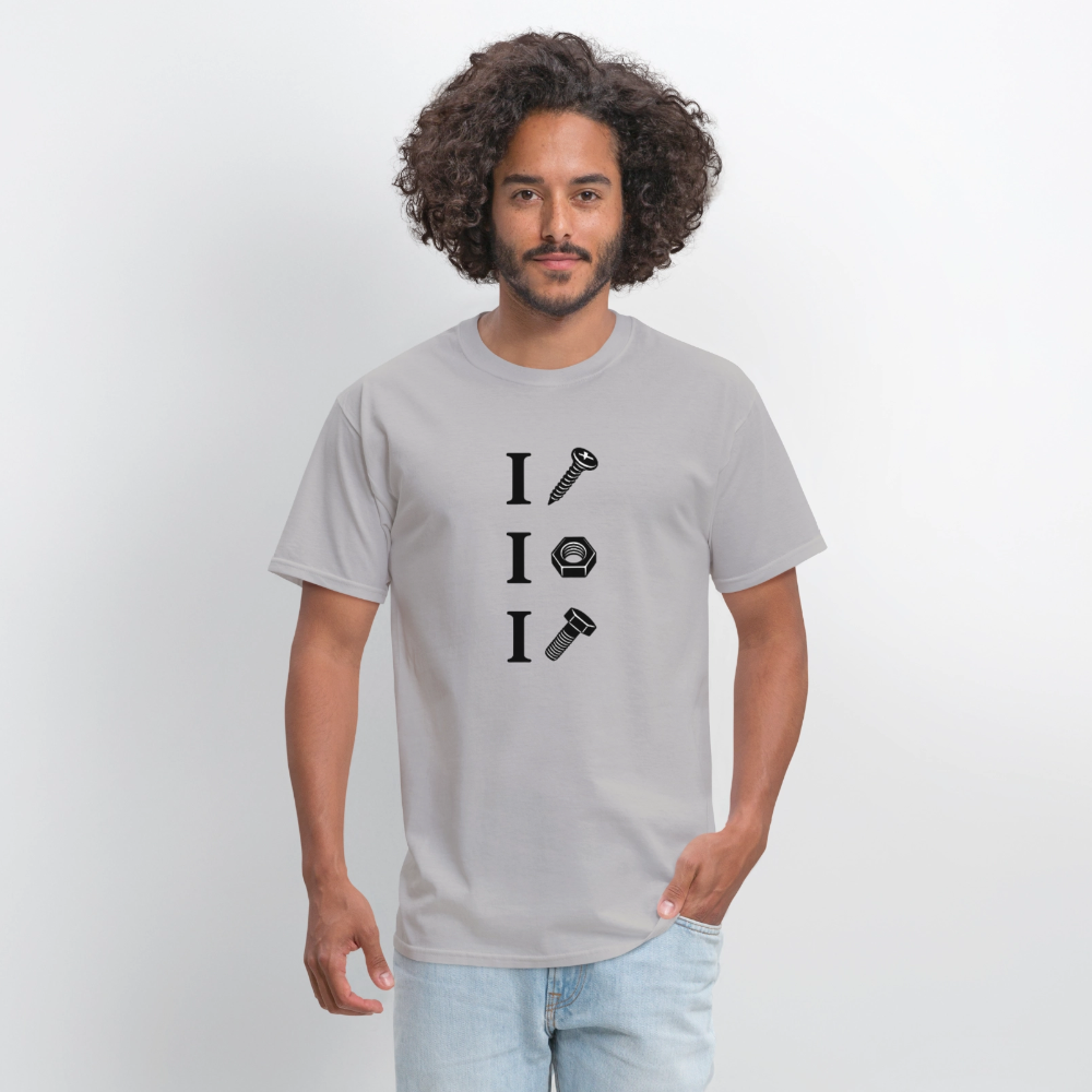 I Screw I Nut I Bolt – Funny Adult Humor T-Shirt Color: Rock