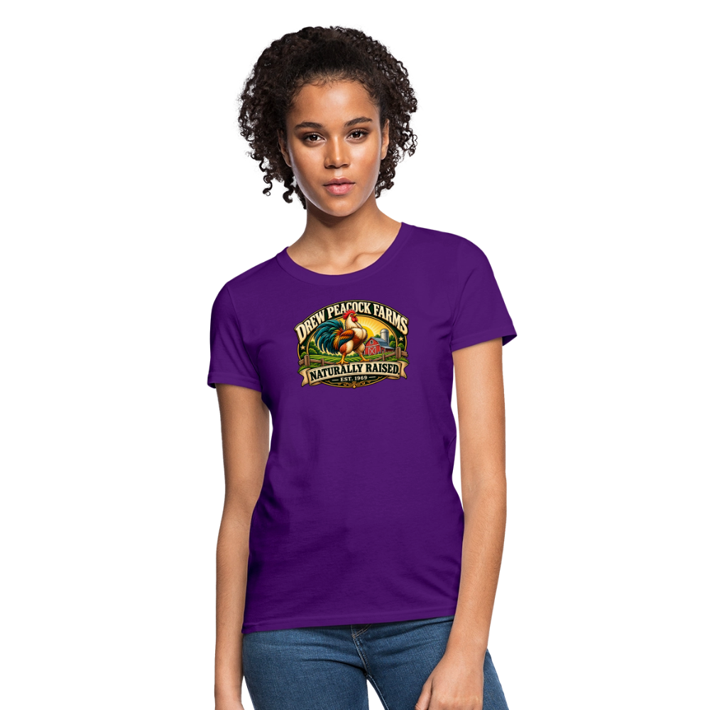 Drew Peacock Farms Women's T-Shirt - purple