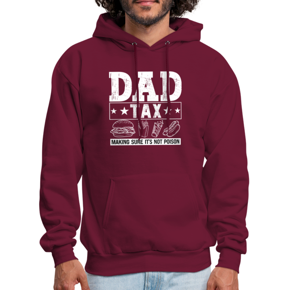 Dad Tax Hoodie - burgundy