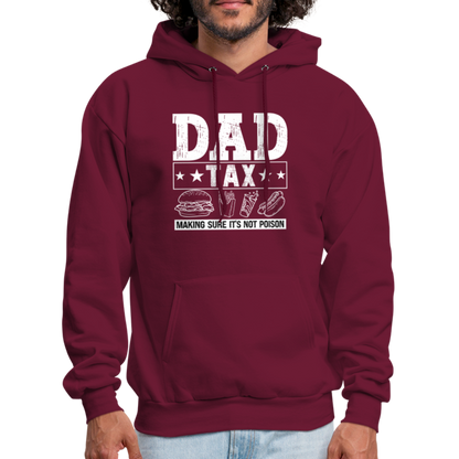 Dad Tax Hoodie - burgundy