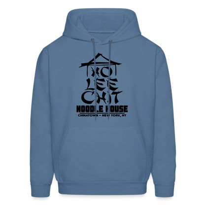 Ho Lee Chit (Noodle House) Hoodie - denim blue