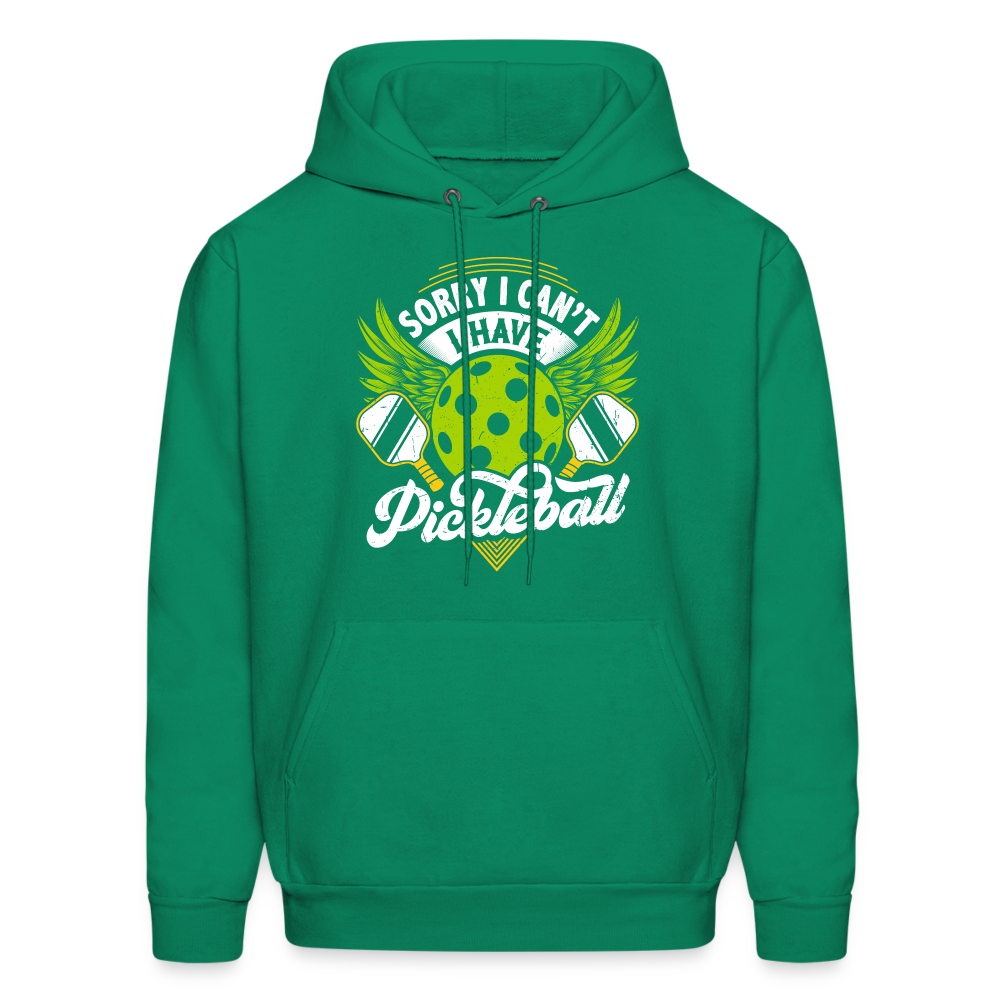 Sorry I can't I Have Pickleball Hoodie - kelly green