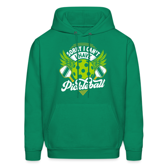 Sorry I can't I Have Pickleball Hoodie - kelly green