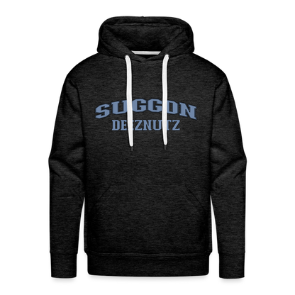 Suggon Deeznutz Premium Hoodie - charcoal grey