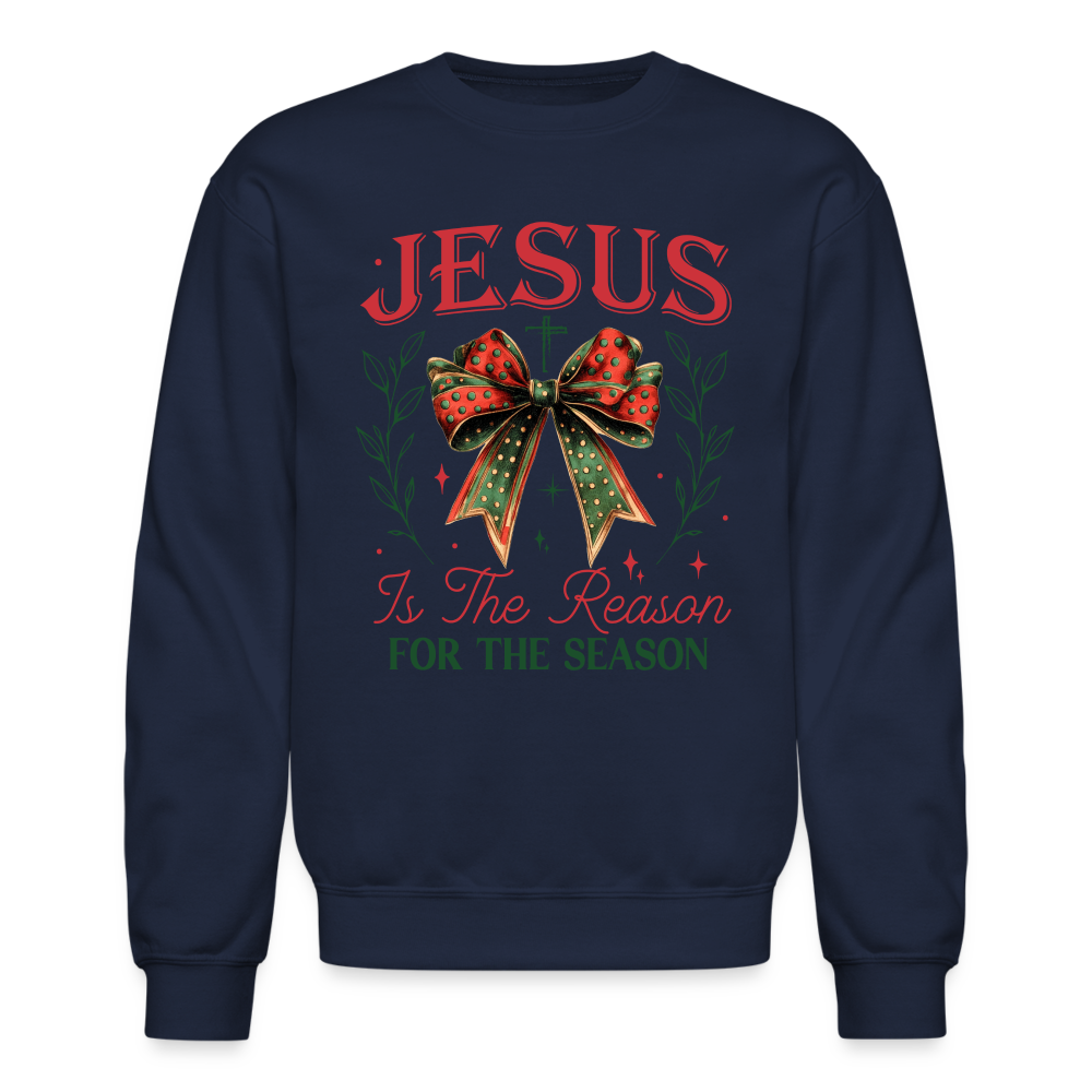 Jesus Is The Reason For The Season Sweatshirt - navy