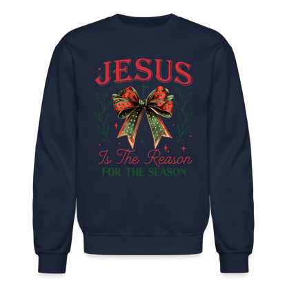 Jesus Is The Reason For The Season Sweatshirt - navy