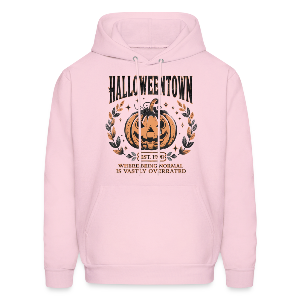 Halloweentown Hoodie (Where Normal is Overrated) - pale pink