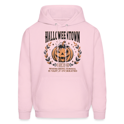 Halloweentown Hoodie (Where Normal is Overrated) - pale pink