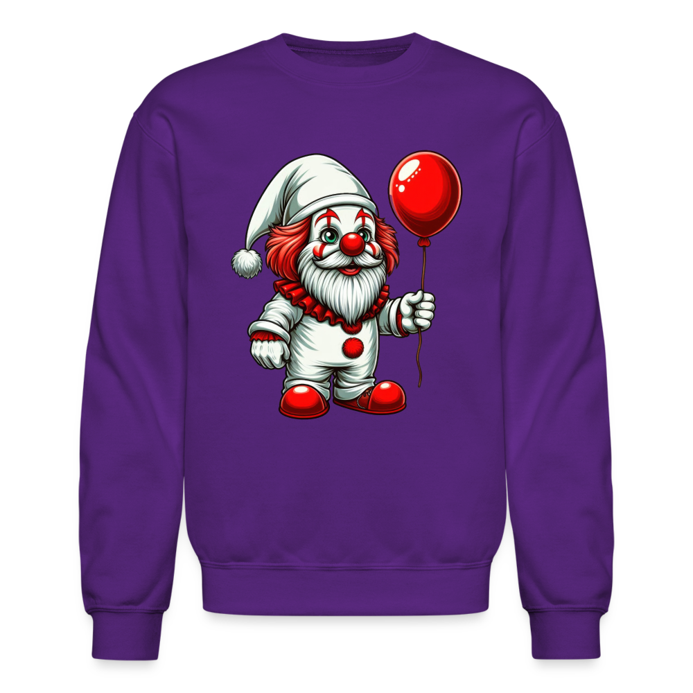 Gnome Clown Sweatshirt - purple