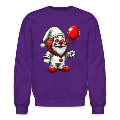 Gnome Clown Sweatshirt - purple