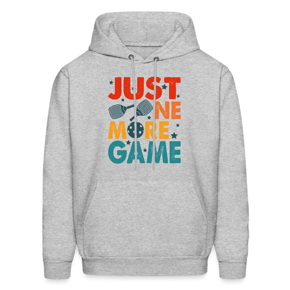 Just One More Game (Pickleball) Hoodie - heather gray