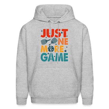 Just One More Game (Pickleball) Hoodie - heather gray