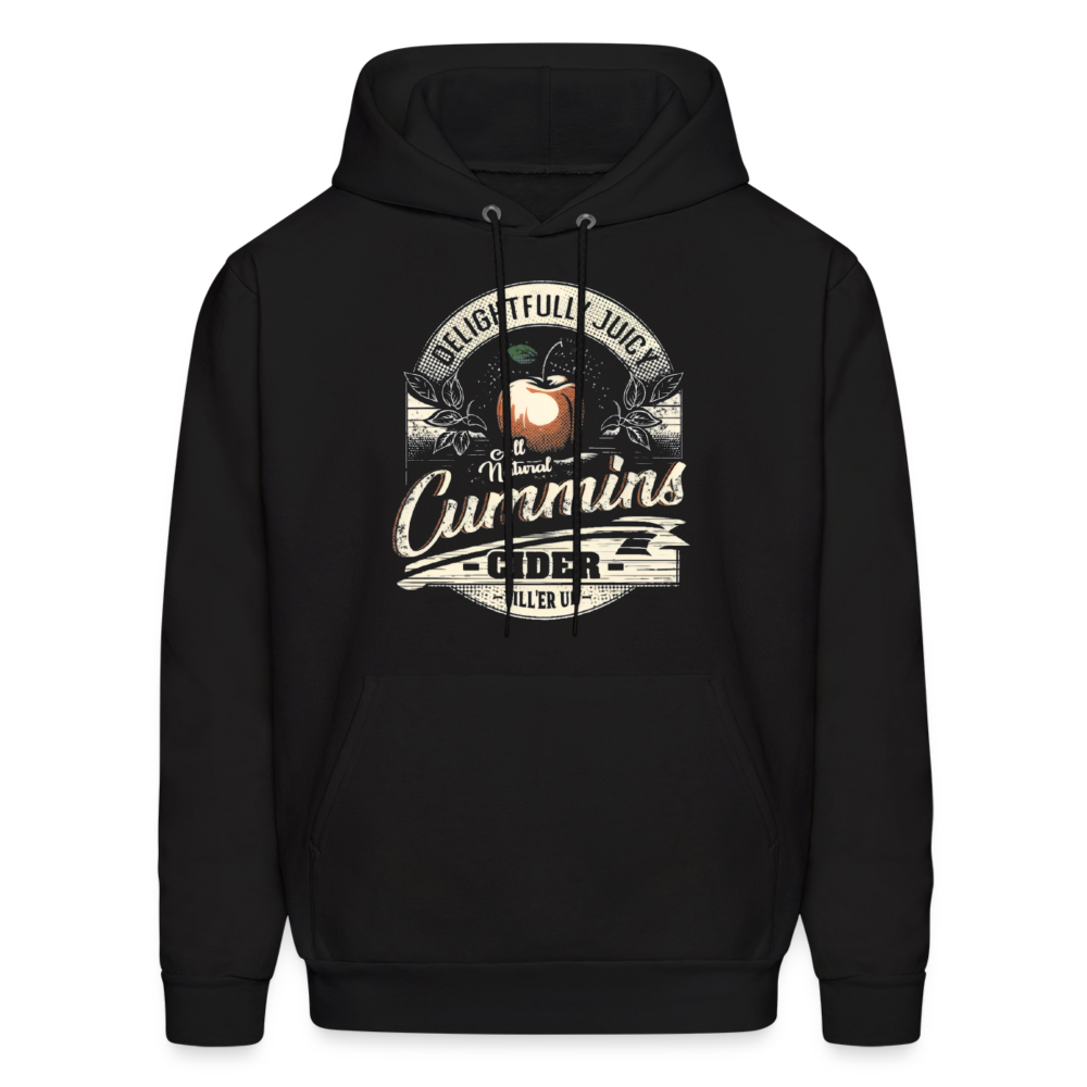 Vintage Cummins Cider (Funny Adult Humor) Hoodie - black