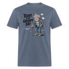 Today Is My Grumpy Day Funny T-Shirt - denim
