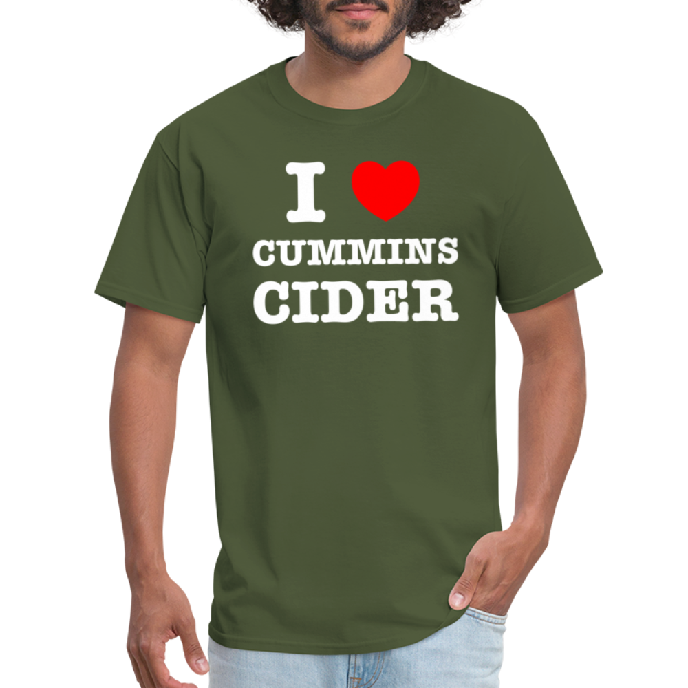 I Heart Cummins Cider T-Shirt - military green