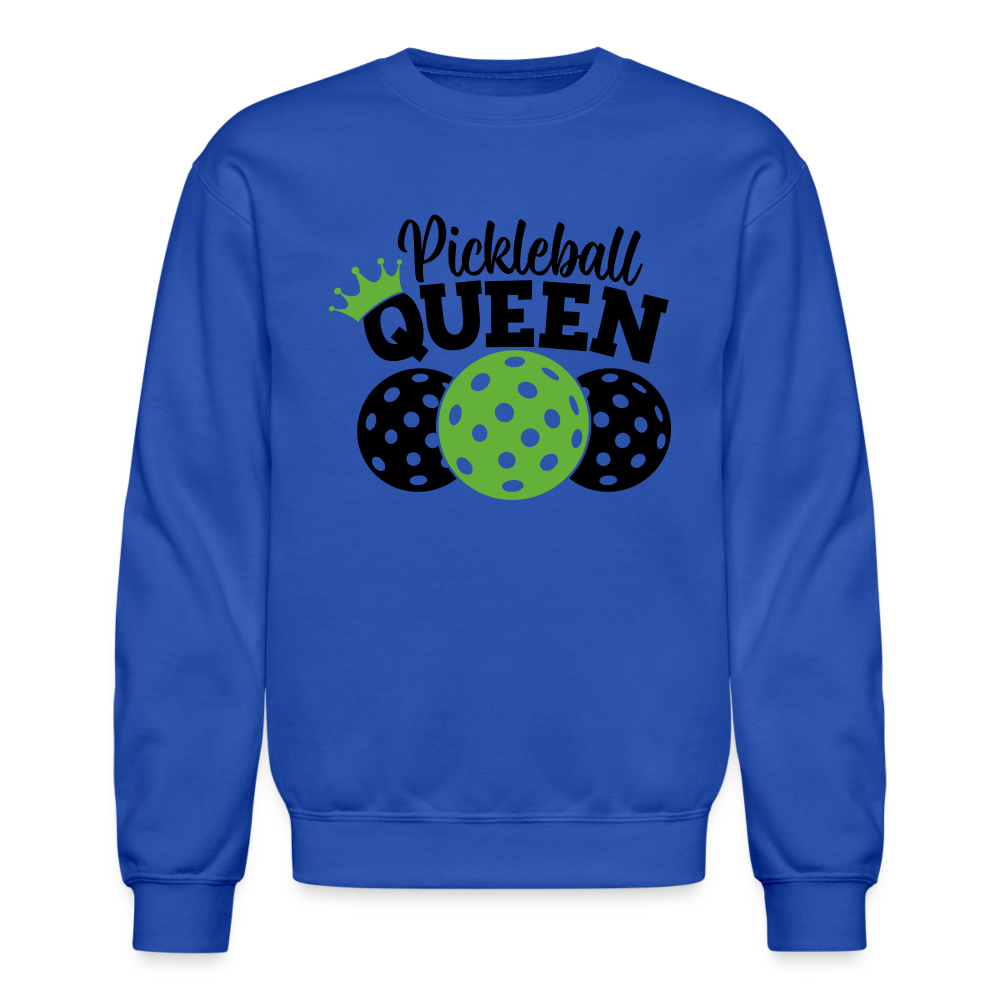 Pickleball Queen Sweatshirt - royal blue