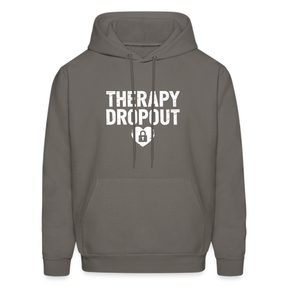 Therapy Dropout Hoodie - asphalt gray