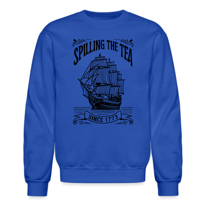 Spilling The Tea sine 1773 Sweatshirt - royal blue