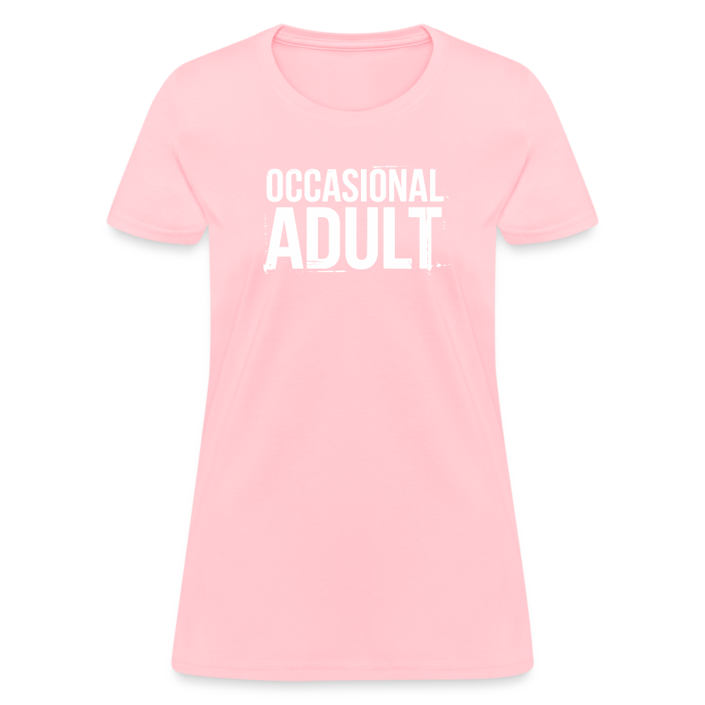 Occasional Adult Women's Contoured T-Shirt - pink