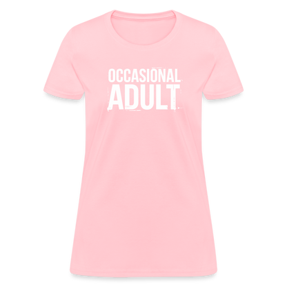 Occasional Adult Women's Contoured T-Shirt - pink