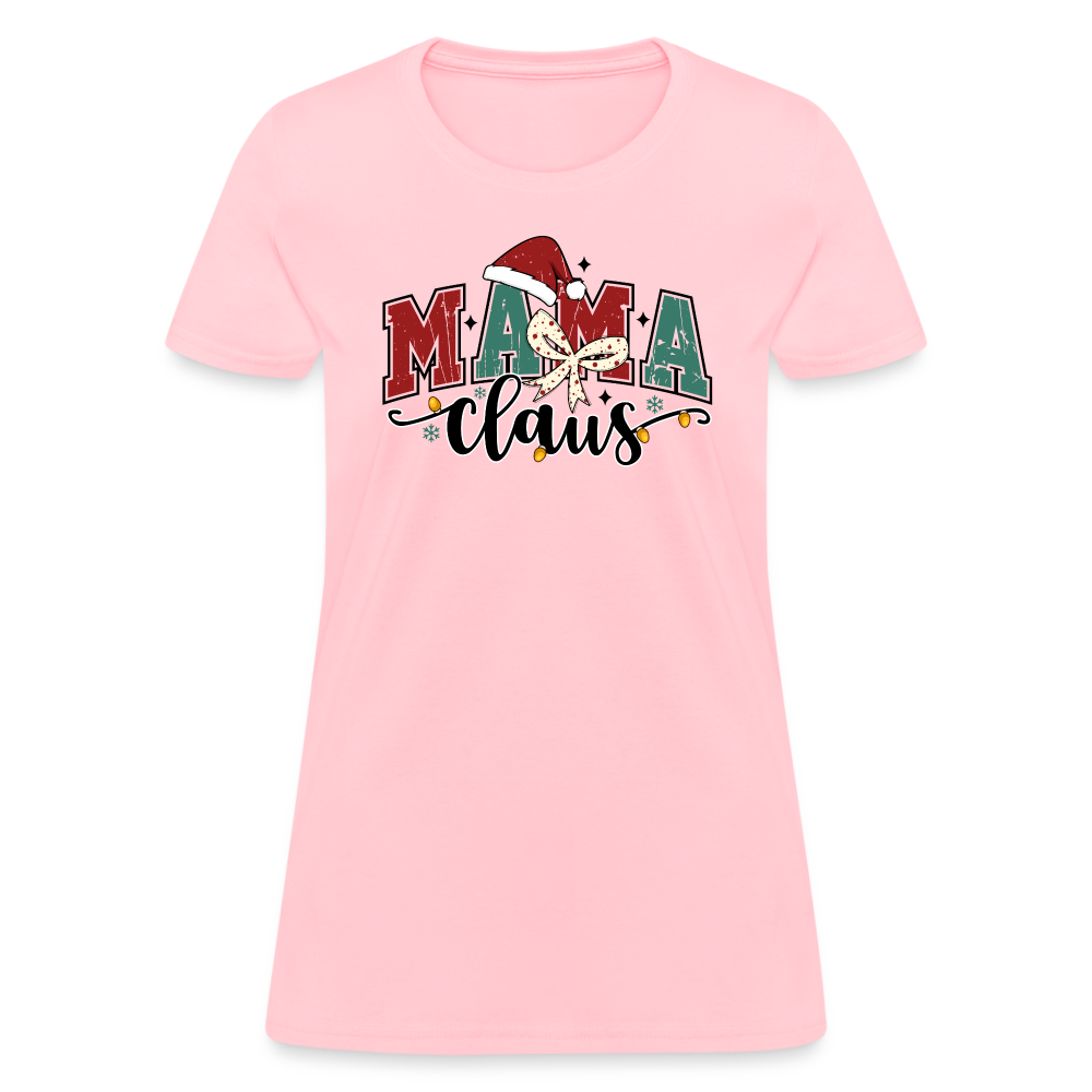 Mama Claus Women's Contoured T-Shirt - pink