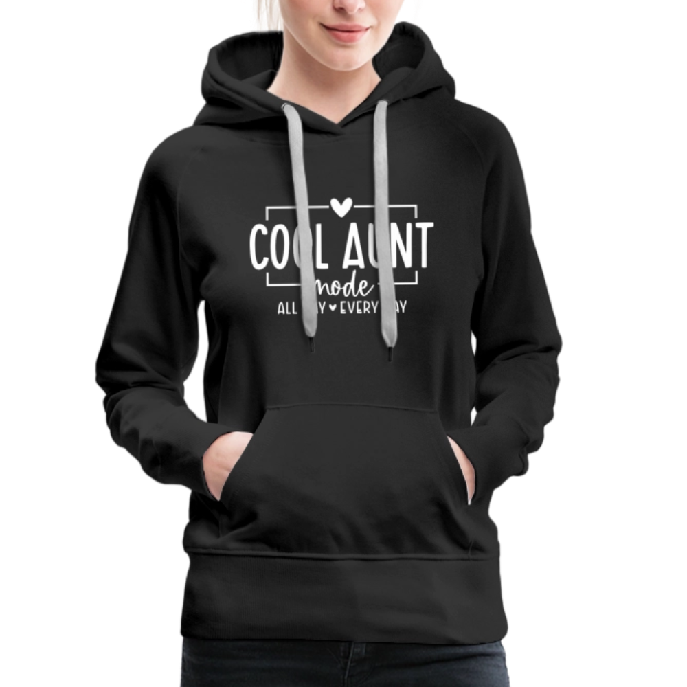 Cool Aunt Mode Women’s Premium Hoodie - black