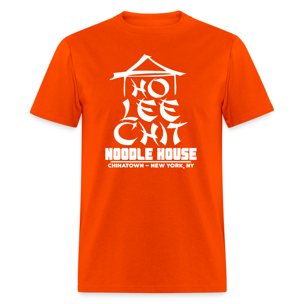 Ho Lee Chit Noodle House (Funny Wordplay) T-Shirt - orange