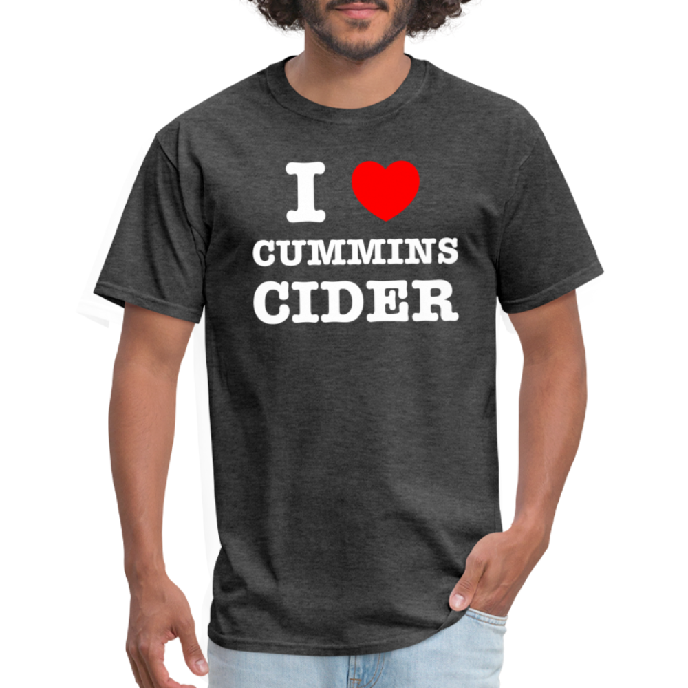 I Heart Cummins Cider T-Shirt - heather black