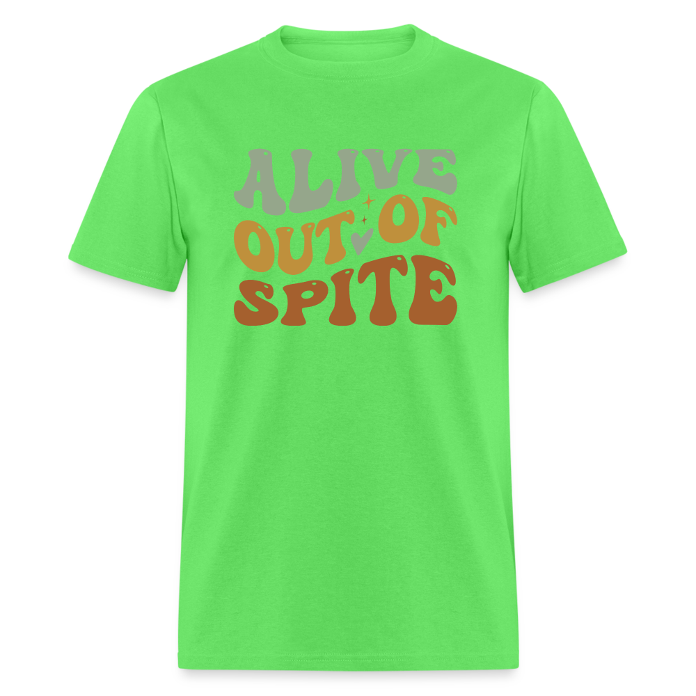 Alive Out Of Spite T-Shirt - kiwi