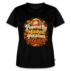 Powered by Mashed Potatoes & Gravy – Fall Floral Women’s Premium T-Shirt
