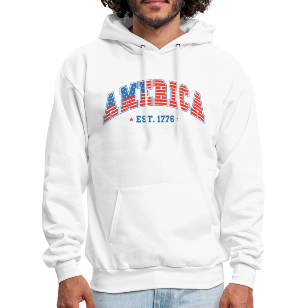 American 1776 Hoodie - white