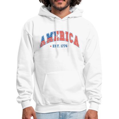 American 1776 Hoodie - white