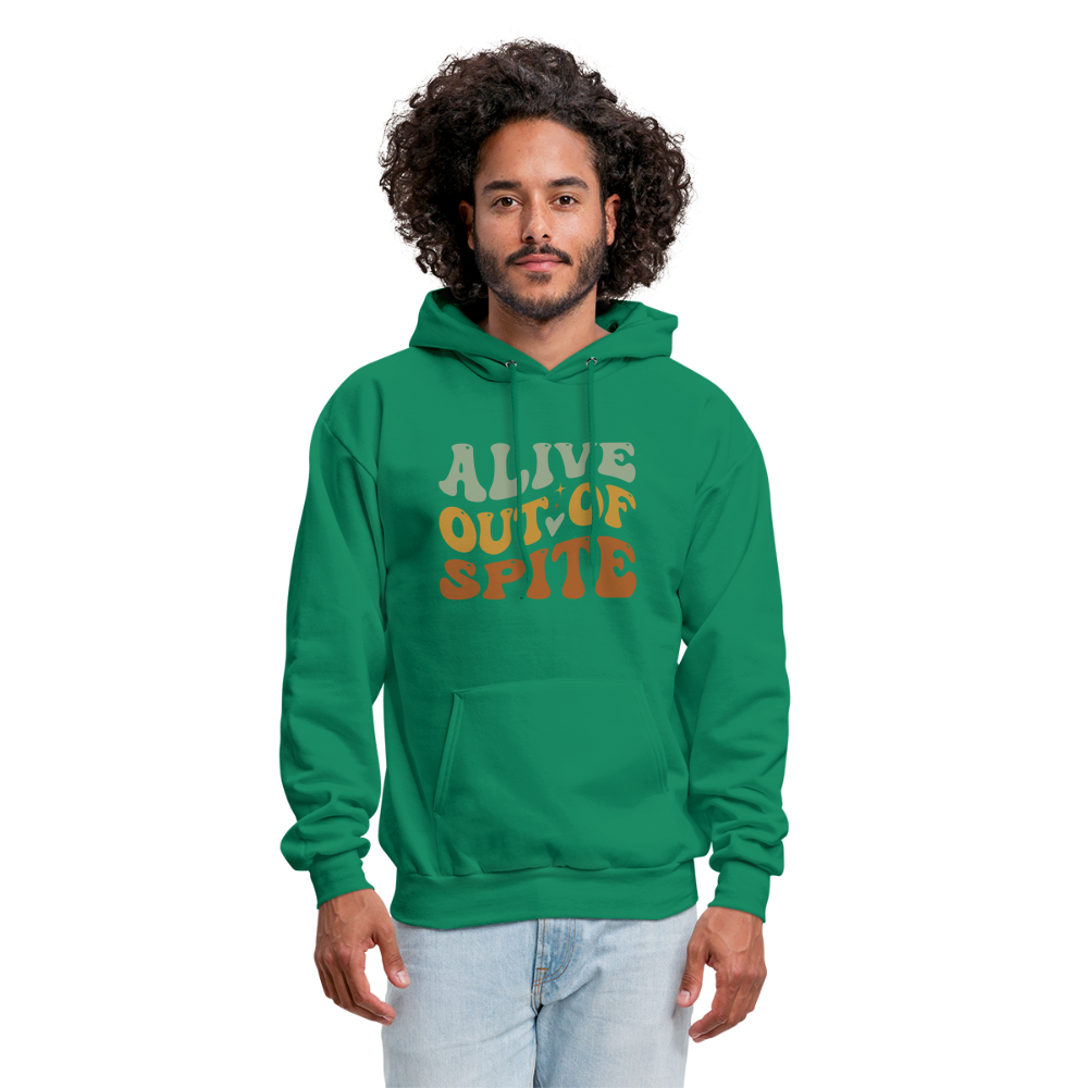 Alive Out Of Spite Hoodie - kelly green