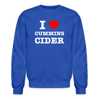 I Heart Cummins Cider Sweatshirt