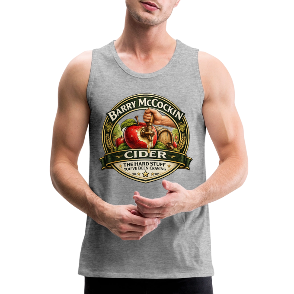 Barry McCockin Cider Funny Tank Top Color: Heather Gray