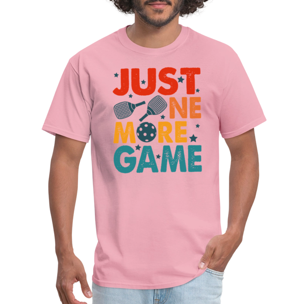 Just One More Game (Pickleball) T-Shirt - pink