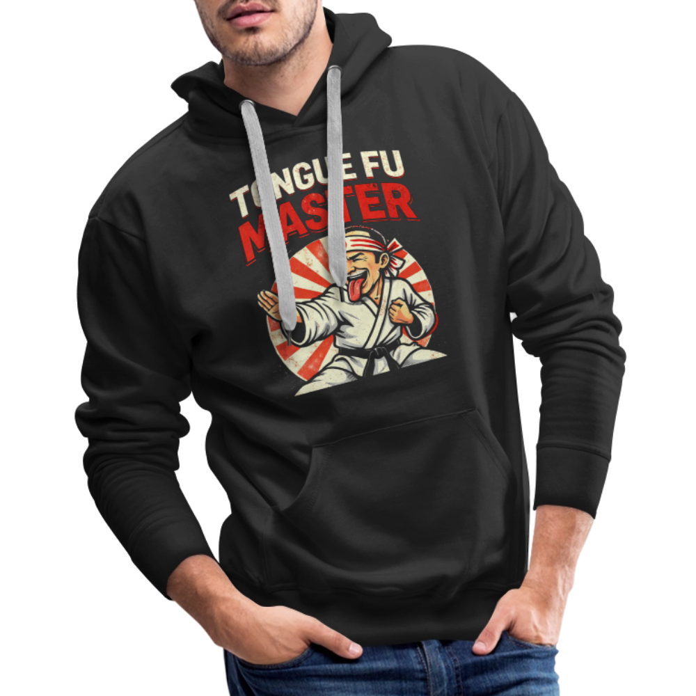 Tongue FU Master Premium Hoodie Color: Black
