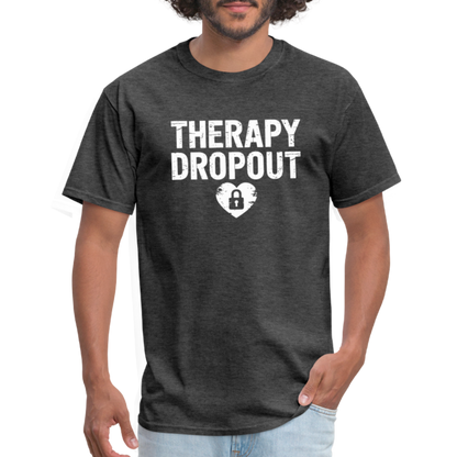 Therapy Dropout T-Shirt - heather black