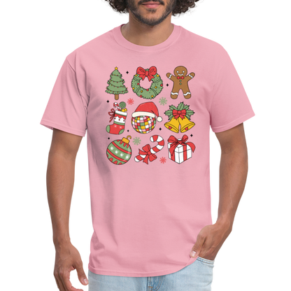 Christmas Holiday Season T-Shirt - pink