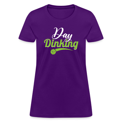 Day Dinking Women's Contoured T-Shirt - purple