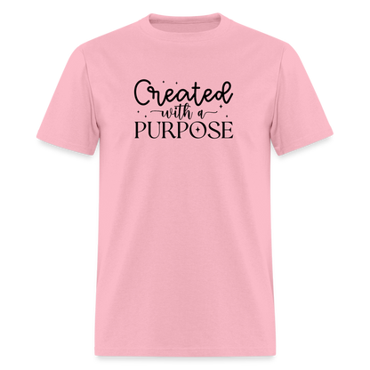 Created with a Purpose T-Shirt - pink