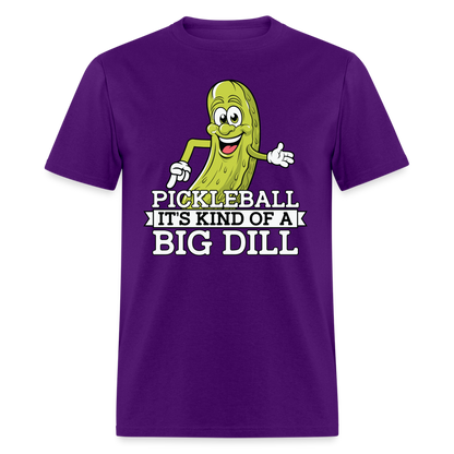 Pickleball It's Kind Of A Big Dill T-Shirt - purple