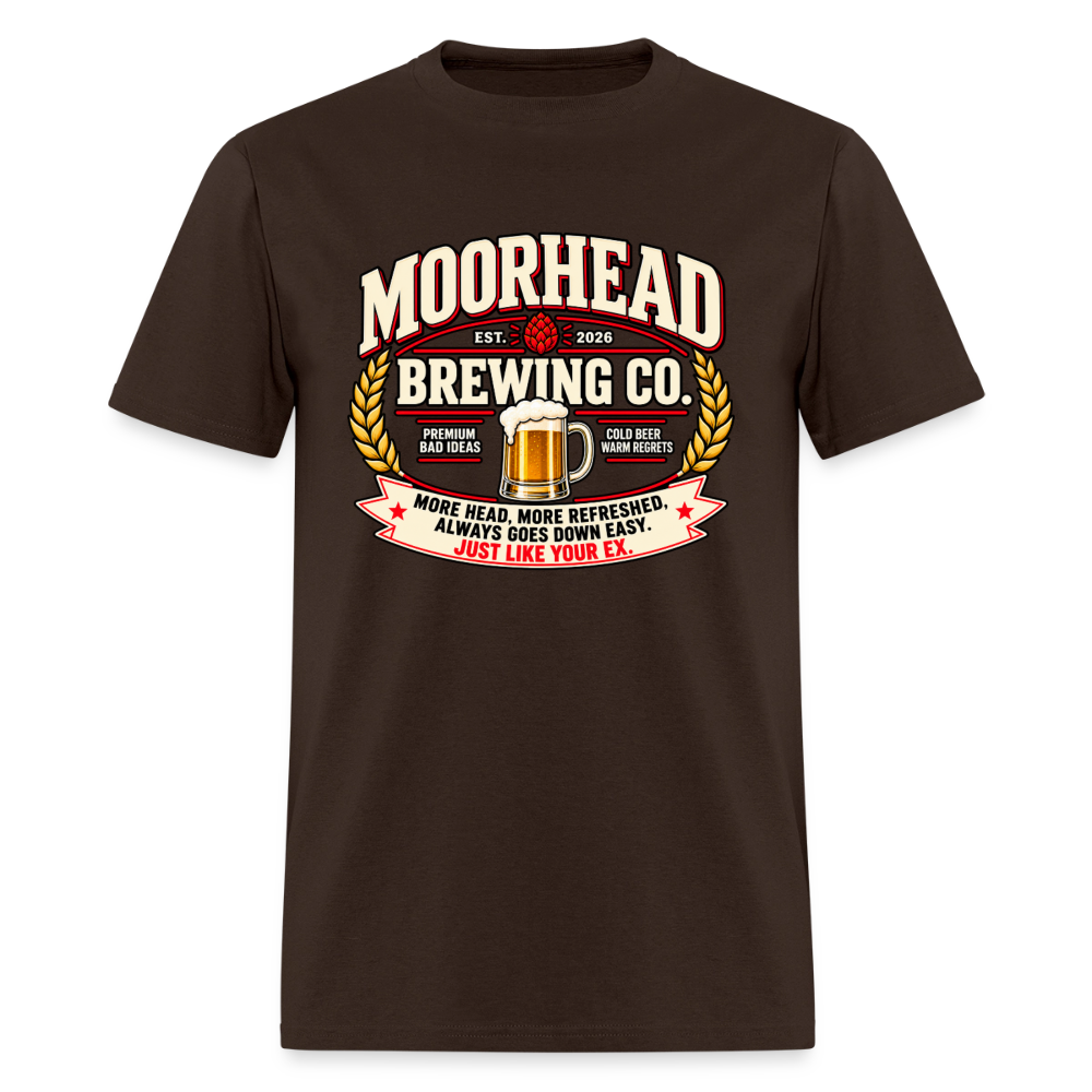 Moorhead Brewing Co. T-Shirt Color: brown