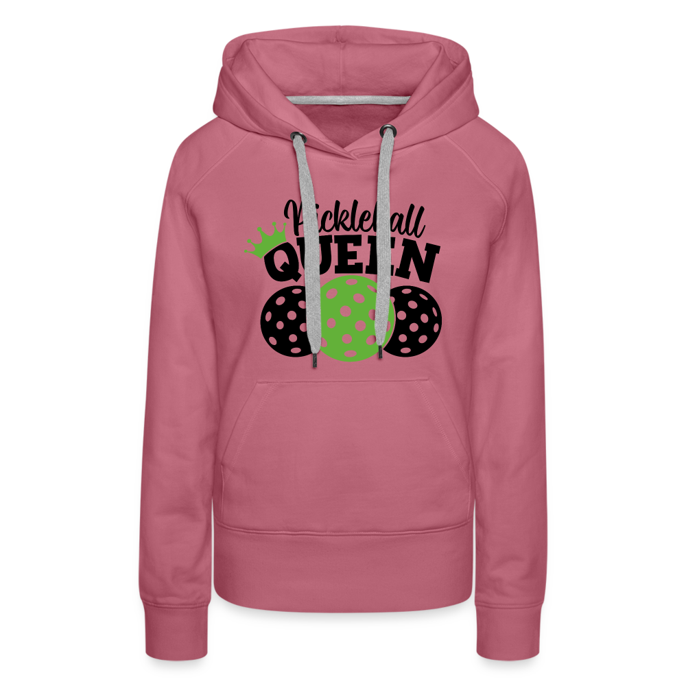 Pickleball Queen Women's Premium Hoodie - mauve