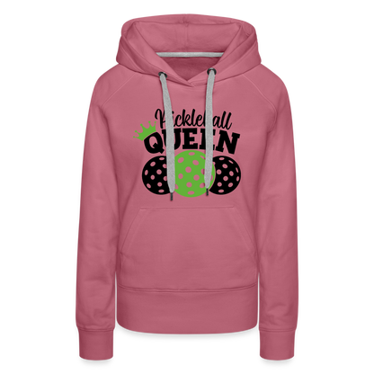 Pickleball Queen Women's Premium Hoodie - mauve