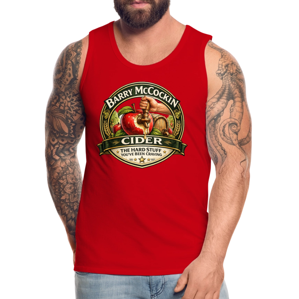 Barry McCockin Cider Funny Tank Top Color: White