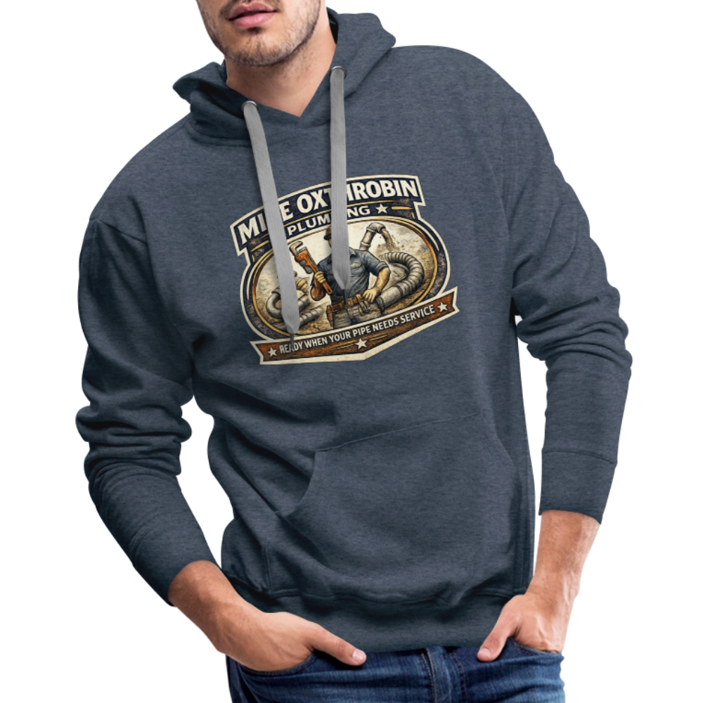 Mike Oxthrobin Plumbing Hoodie Funny Adult Humor Gear Color: heather grey
